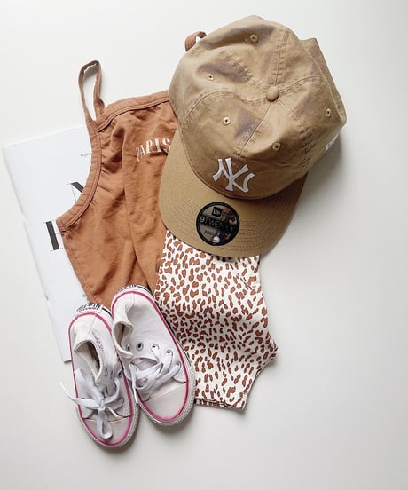 【Melia.original】color leopard biker pants
