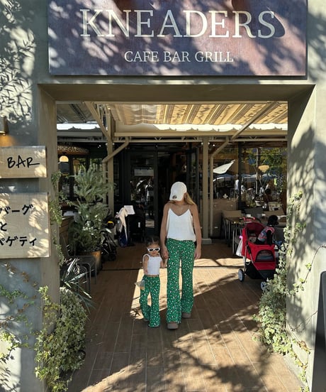 【Melia.original】animal easy flare pants -MOM-