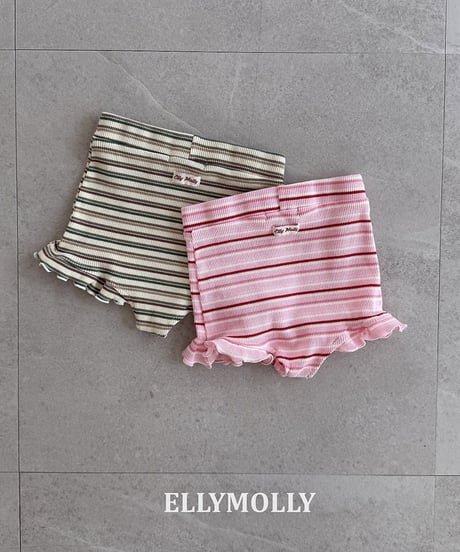 【予約商品】【ELLYMOLLY】multi border set up【80-130cm】