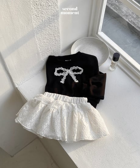 flower lace mini skirt【90-150cm】