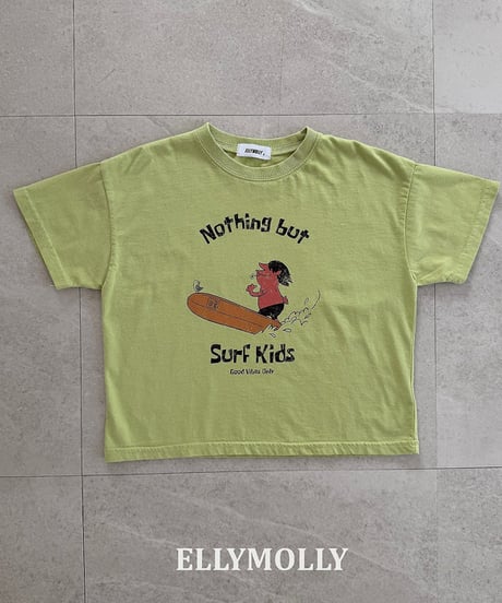 【予約商品】【ELLYMOLLY】surf kids tee【80-150cm】