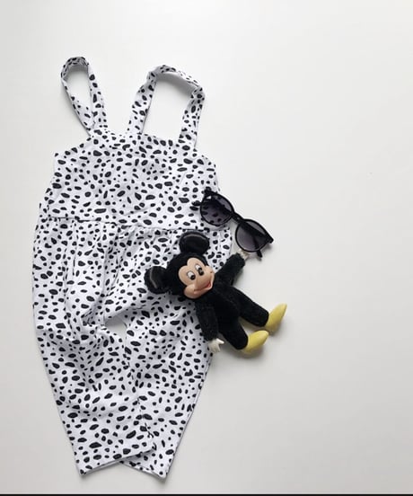 【Melia.original】Dalmatian sarrouel pants -junior-
