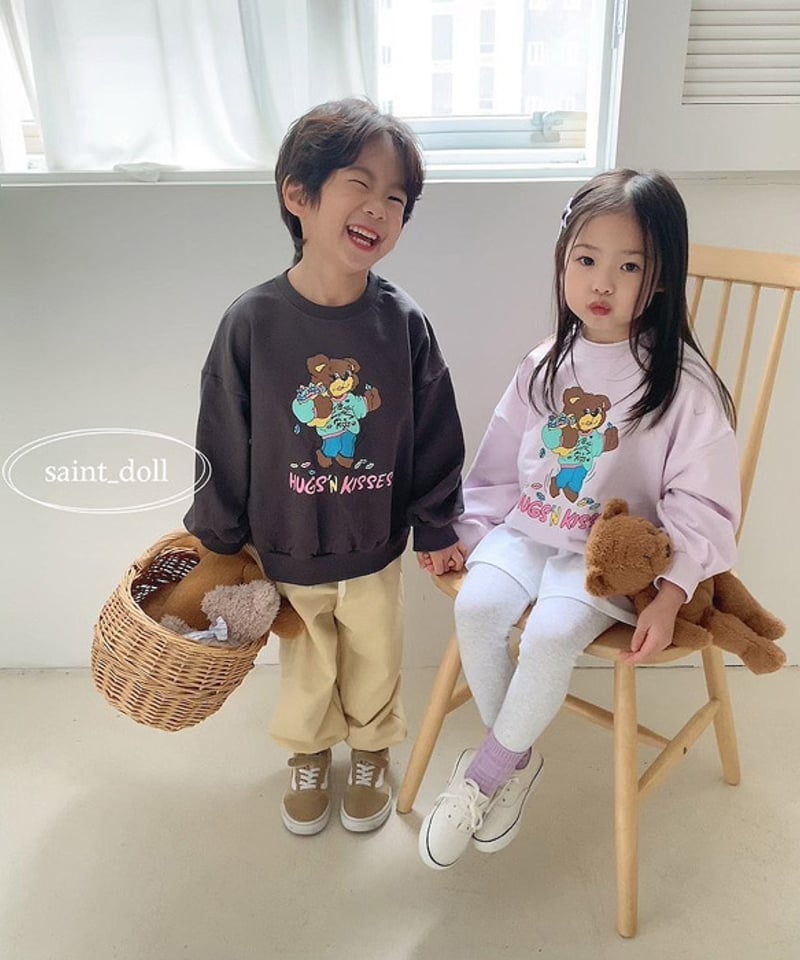 bear pullover【90-160cm】 | Melia. bear pullover【90-160cm】 | Melia.