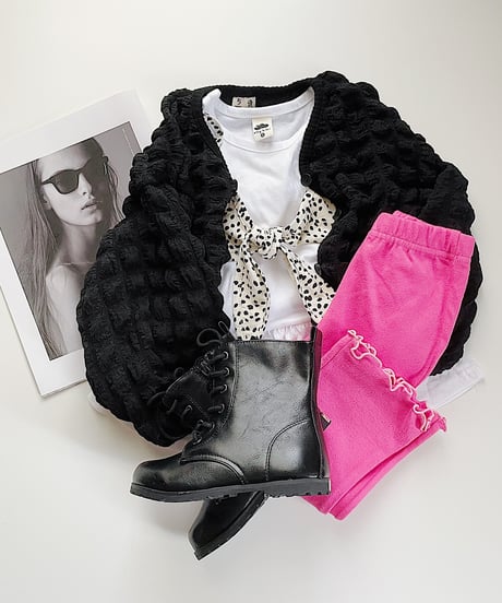 【Melia.original】Dalmatian bustier -kids&junior-