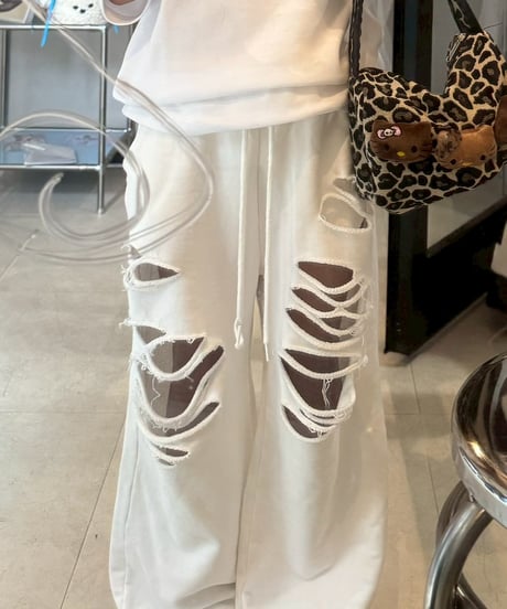 damage sweat pants【70-150cm】