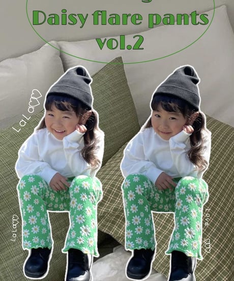 【Melia.original】daisy flare pants VOL.2 -junior-