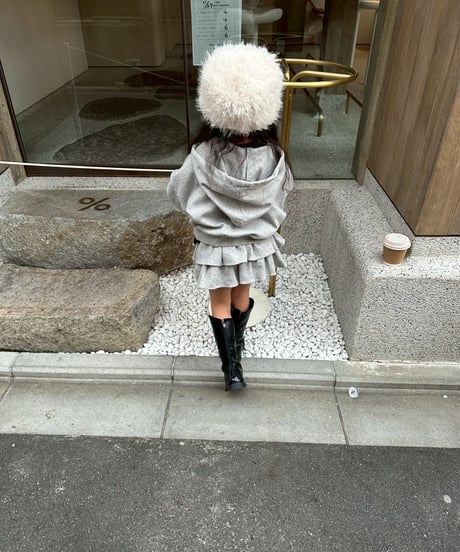 【2025モデル】sweat frill mini skirt【80-130cm】