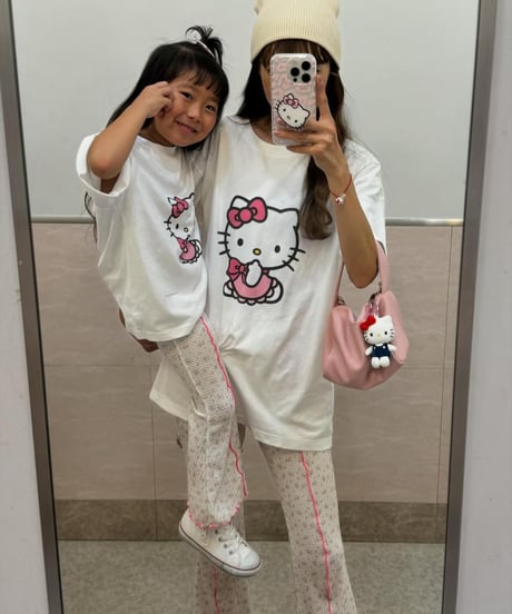 【Melia.original】Flower mellow flare pants -MOM-