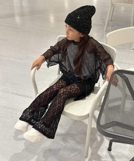 【Melia.original】lace flare pants【80-140cm】