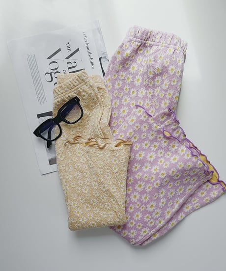 【Melia. original】daisy flare pants -MOM size-