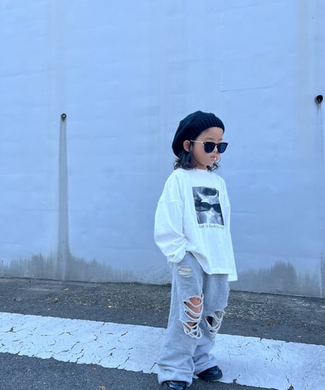 CAT long tee【80-150cm】
