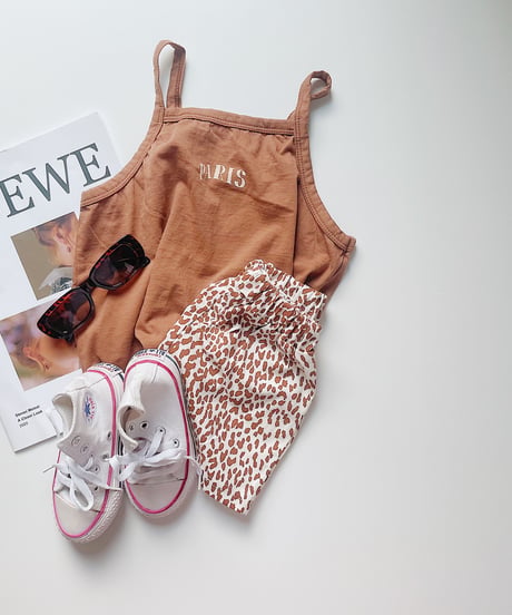 【Melia.original】color leopard short pants