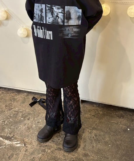 design print long tee【80-150cm】