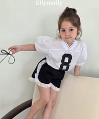 【予約商品】【ELLYMOLLY】number mesh Tee【80-130cm】