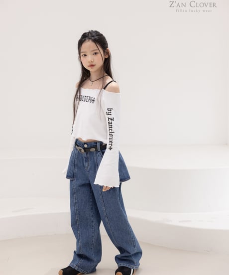 open shoulder long tee【70-150cm】