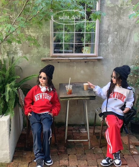 reversible RED pullover【90-150cm】