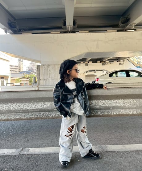 CAT long tee【80-150cm】