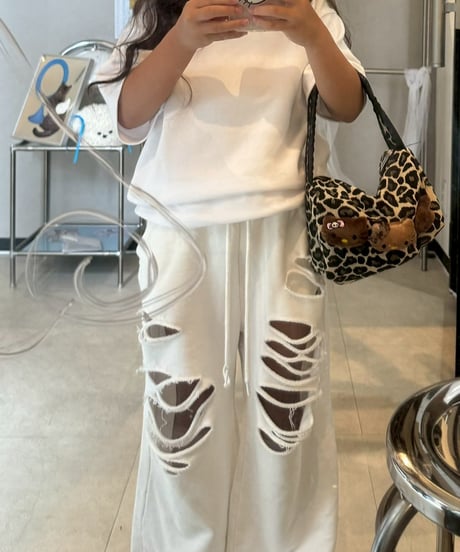 damage sweat pants【70-150cm】