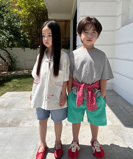 【OUR】linen paradise our shirt【90-160cm】