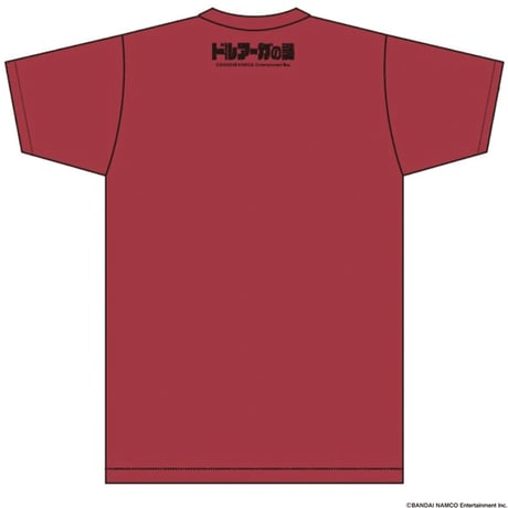 ドルアーガの謎 ロゴTシャツ バーガンディ