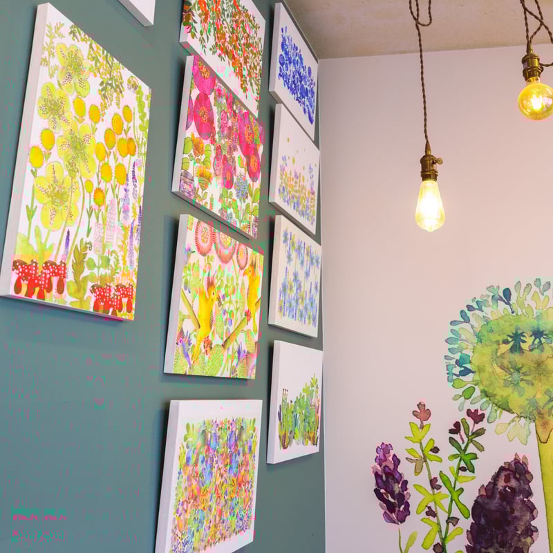 Alyne Ohigashi アートパネル 42㎝×30㎝ | 砥部焼｜東窯 HIGASHIG