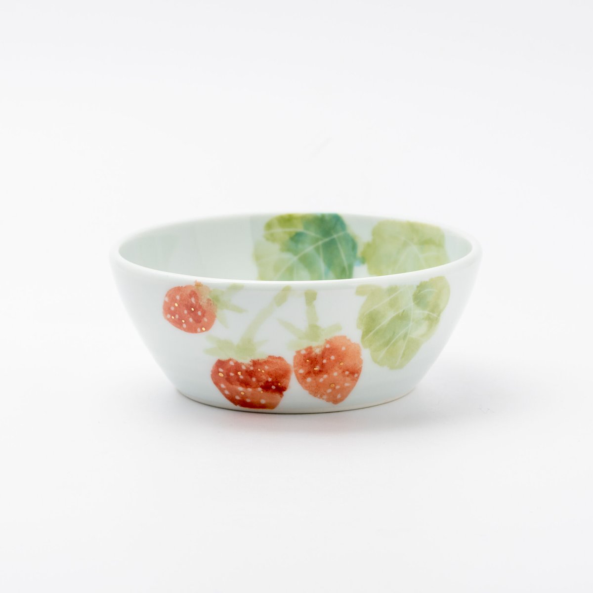 ワイルドストロベリー/サラダボウルS | 砥部焼｜東窯 HIGASHIGAMA 公式