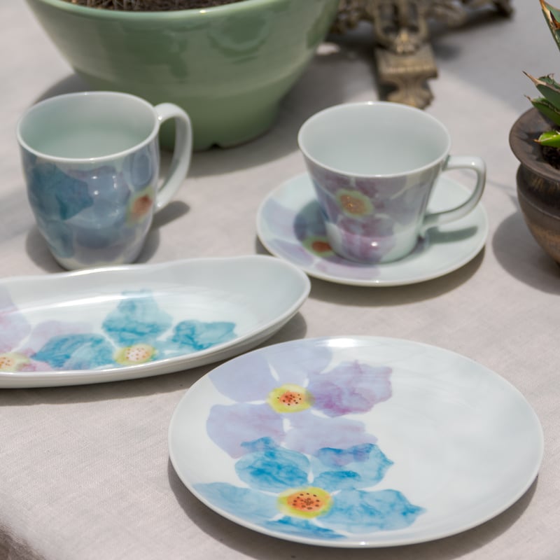 テッセン/6寸皿 | 砥部焼｜東窯 HIGASHIGAMA 公式オンラインストア