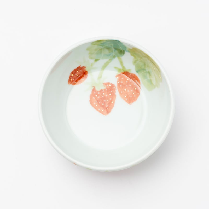 ワイルドストロベリー/サラダボウルS | 砥部焼｜東窯 HIGASHIGAMA 公式