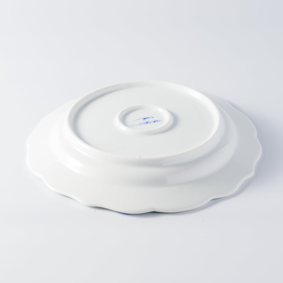 Blue Opium/18cmリムプレート | 砥部焼｜東窯 HIGASHIGAMA 公式オン