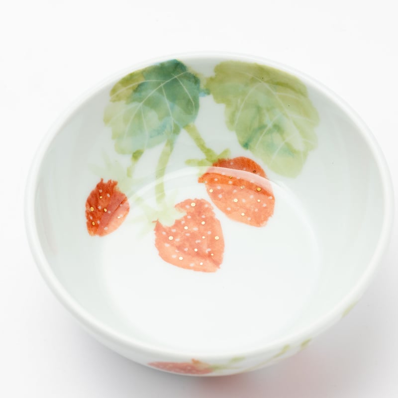 ワイルドストロベリー/サラダボウルS | 砥部焼｜東窯 HIGASHIGAMA 公式