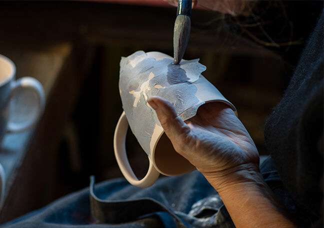 大東アリン プレート レモン/6寸皿 | 砥部焼｜東窯 HIGASHIGAMA 公式オンラインストア