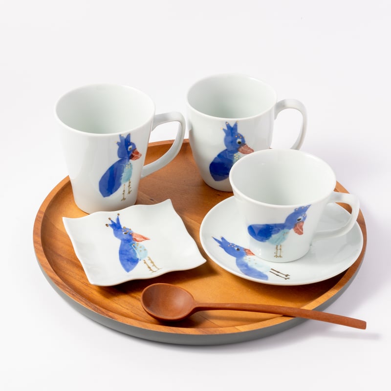 【2575】ハシビロコウ　カップ…備前焼 2575】ハシビロコウ カップ…備前焼