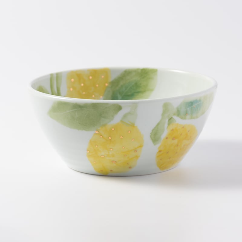 レモン/サラダボウルL | 砥部焼｜東窯 HIGASHIGAMA 公式オンラインストア
