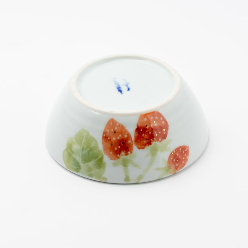 ワイルドストロベリー/サラダボウルS | 砥部焼｜東窯 HIGASHIGAMA 公式