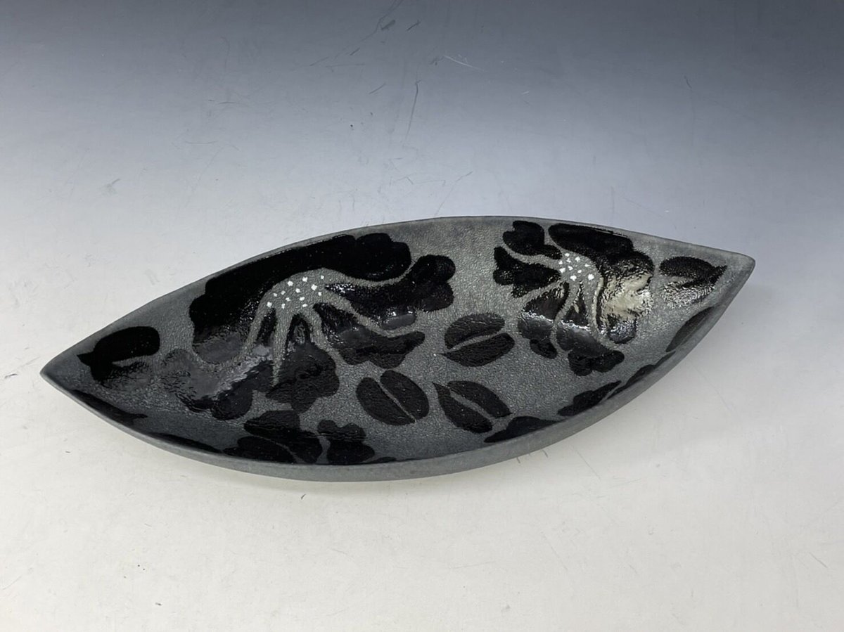 しぼり花 舟形鉢 | 古川陶磁器ストア