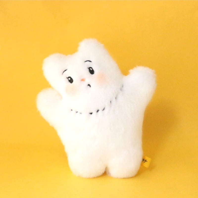 オーダーメイド】手作りぬいぐるみ シロックマとクロックマ（個展