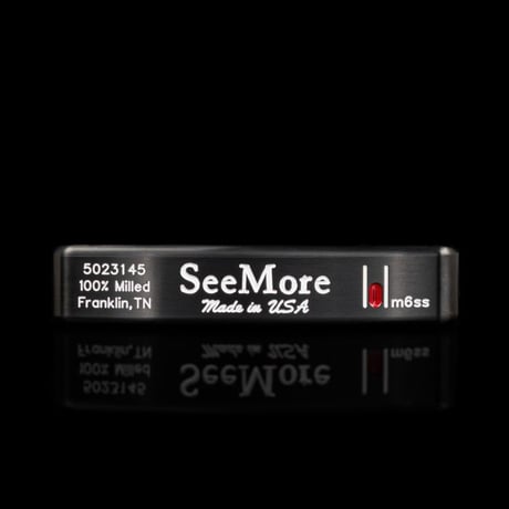 【予約販売】 SeeMore/シーモア m6ss ブラック 両面パター（左・右兼用）