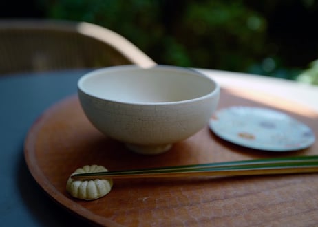 陶芸家 七理 摩弓 / かわいめお茶碗
