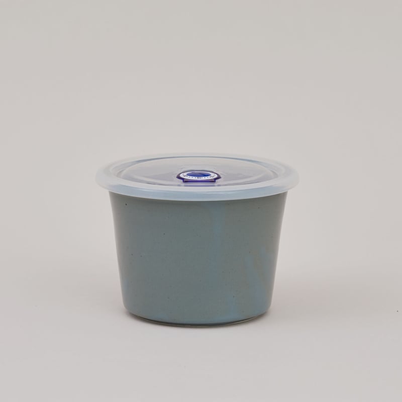 美濃焼 / パック＆レンジ中鉢 (グレー / 大) | 405