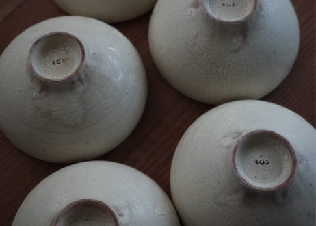 陶芸家 七理 摩弓 / かわいめお茶碗
