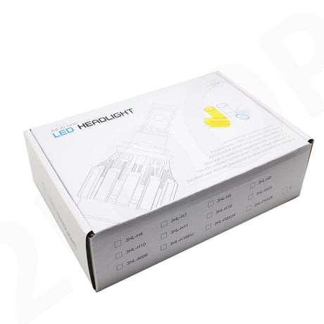 LEDヘッドライト 3色切替 H7 CREEチップ ハイビーム ロービーム など【純白光】