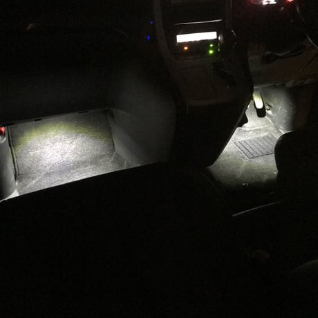LED  インナーランプ フットランプ グローブボックス コンソールボックス【純白光】