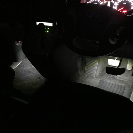 LED  インナーランプ フットランプ グローブボックス コンソールボックス【純白光】