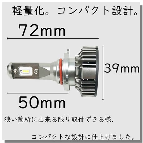 HB3 ハイビーム LEDヘッドライト 