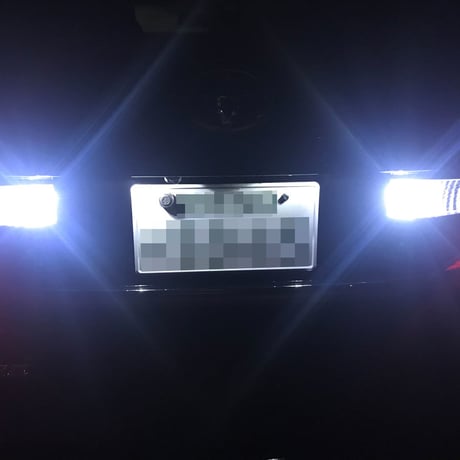 2個セット T20 LED  ウェッジ球 13連 バックランプ シングル球【純白光】