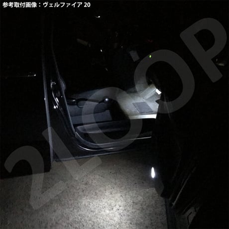 2個セット T10 LED 10mm×27mm  4連 カーテシ バニティ ルームランプ【純白光】
