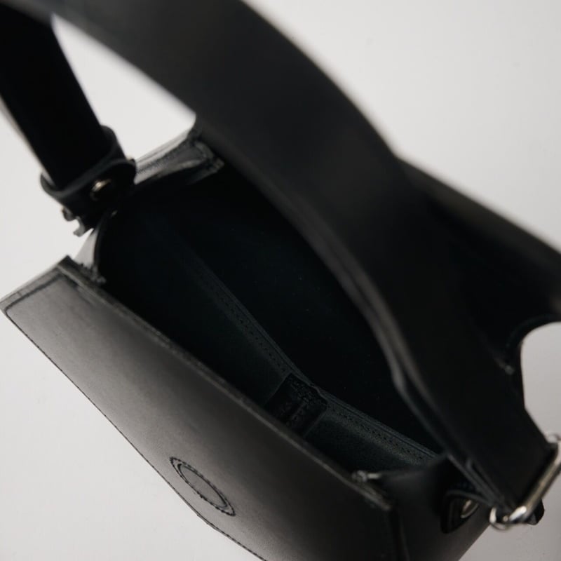 ユミ　パパコソ　パパバック/スタンダード　黒　未使用 leather shoulder penta black | 酢橘堂