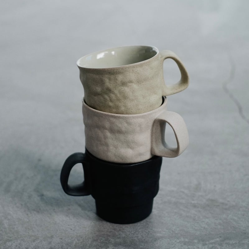 深見達希 coffee cup [black] | 酢橘堂