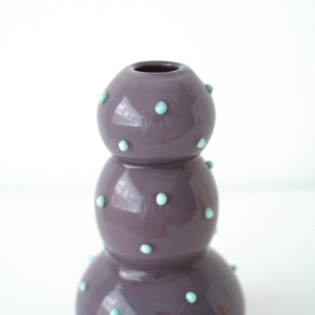 umu vase dot - purple × sky -