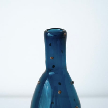 umu vase dot - blue × brown -